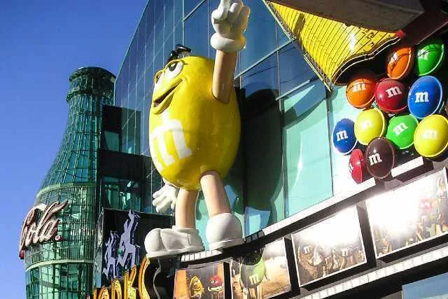 M&M's World Las Vegas 3 Magasin m&m's Las Vegas