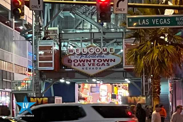 Panneau Welcome to Fabulous Downtown Las Vegas